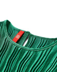 YAYING Green Pleated Top