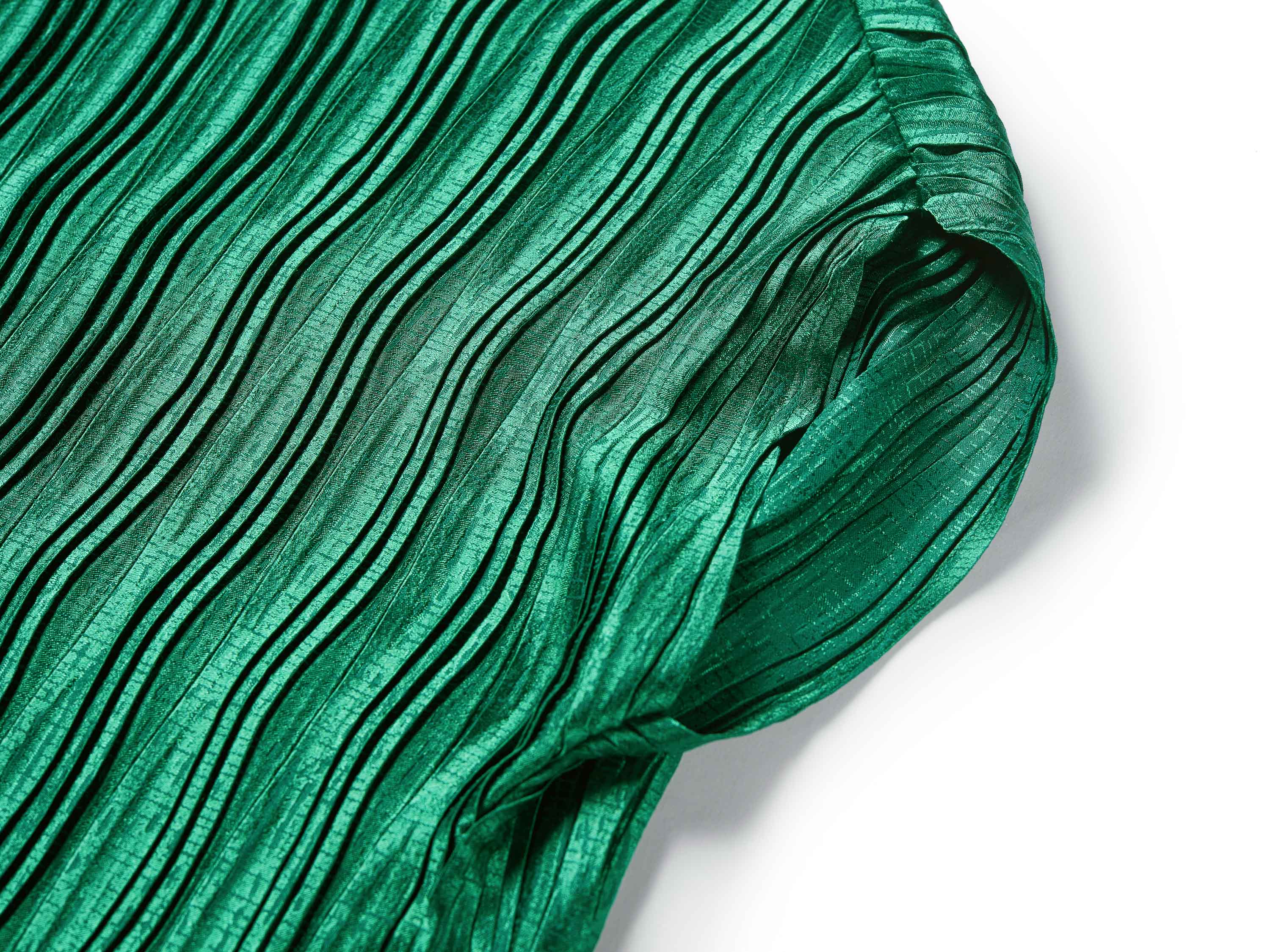 YAYING Green Pleated Top