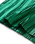 YAYING Green Pleated Top