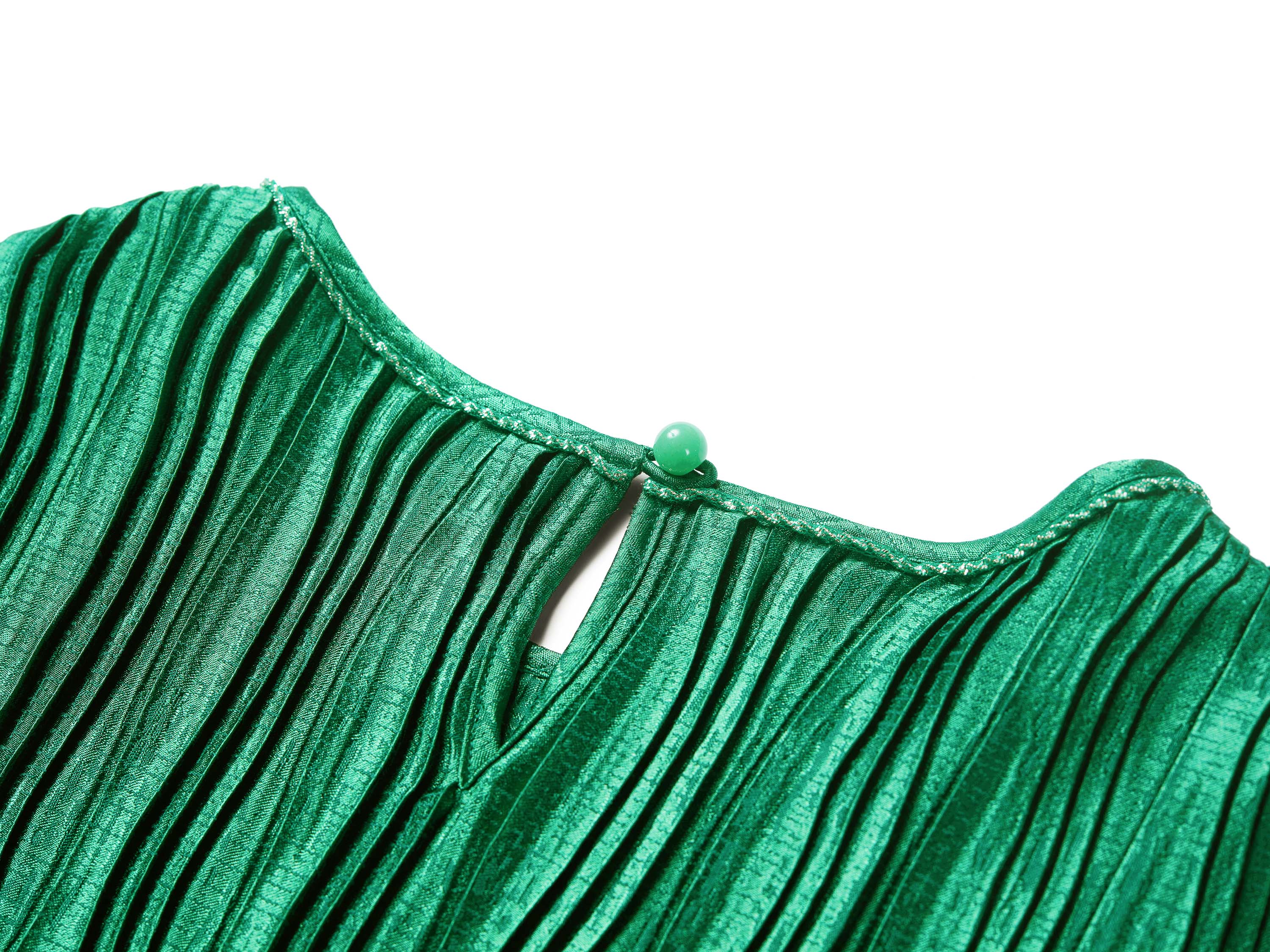 YAYING Green Pleated Top