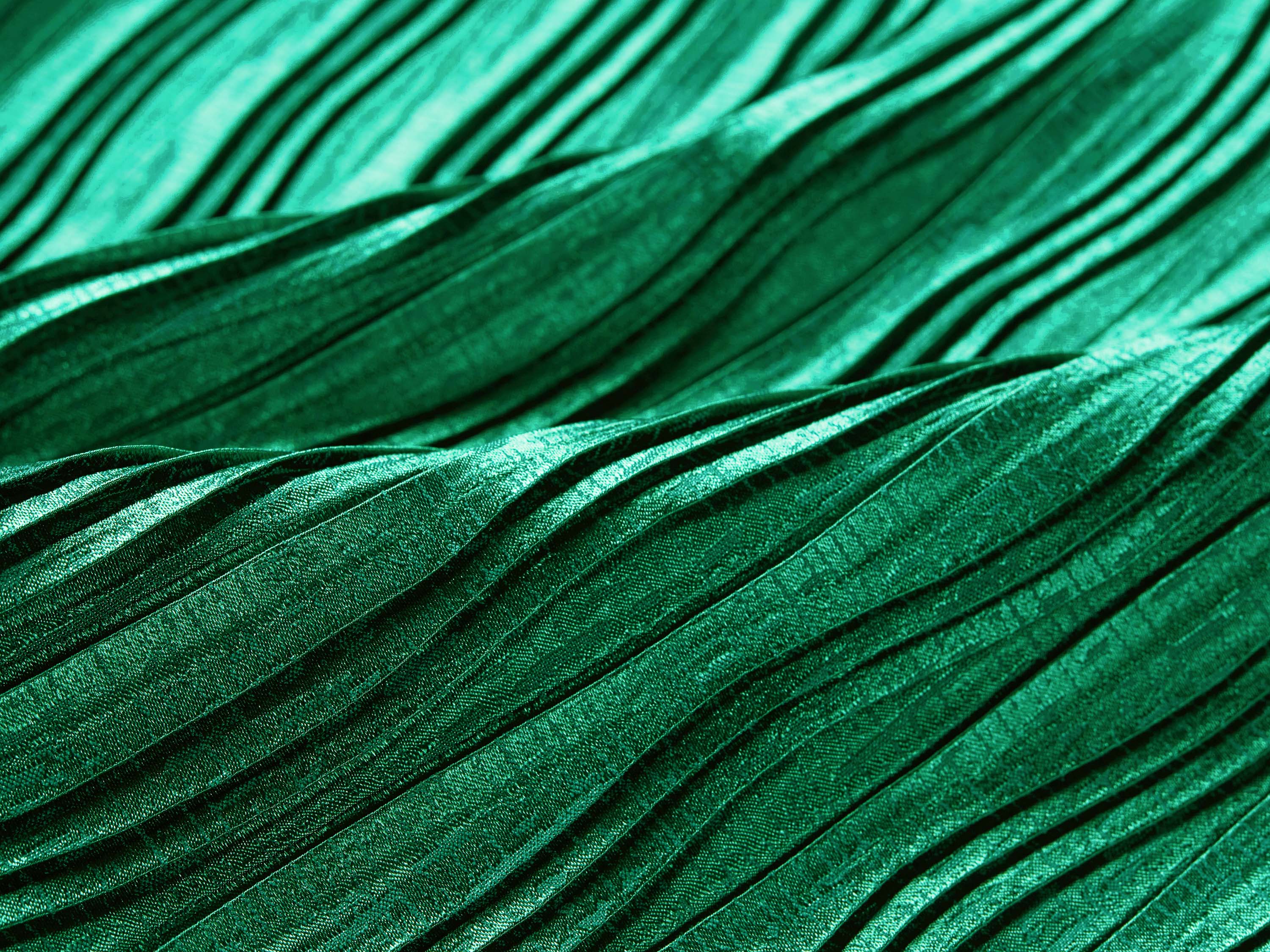 YAYING Green Pleated Top