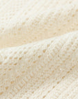 EP YAYING Wool-Cashmere Jacquard Stand-Collar Knit Vest