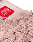 YAYING Peony Jacquard Textured Plush Jacket