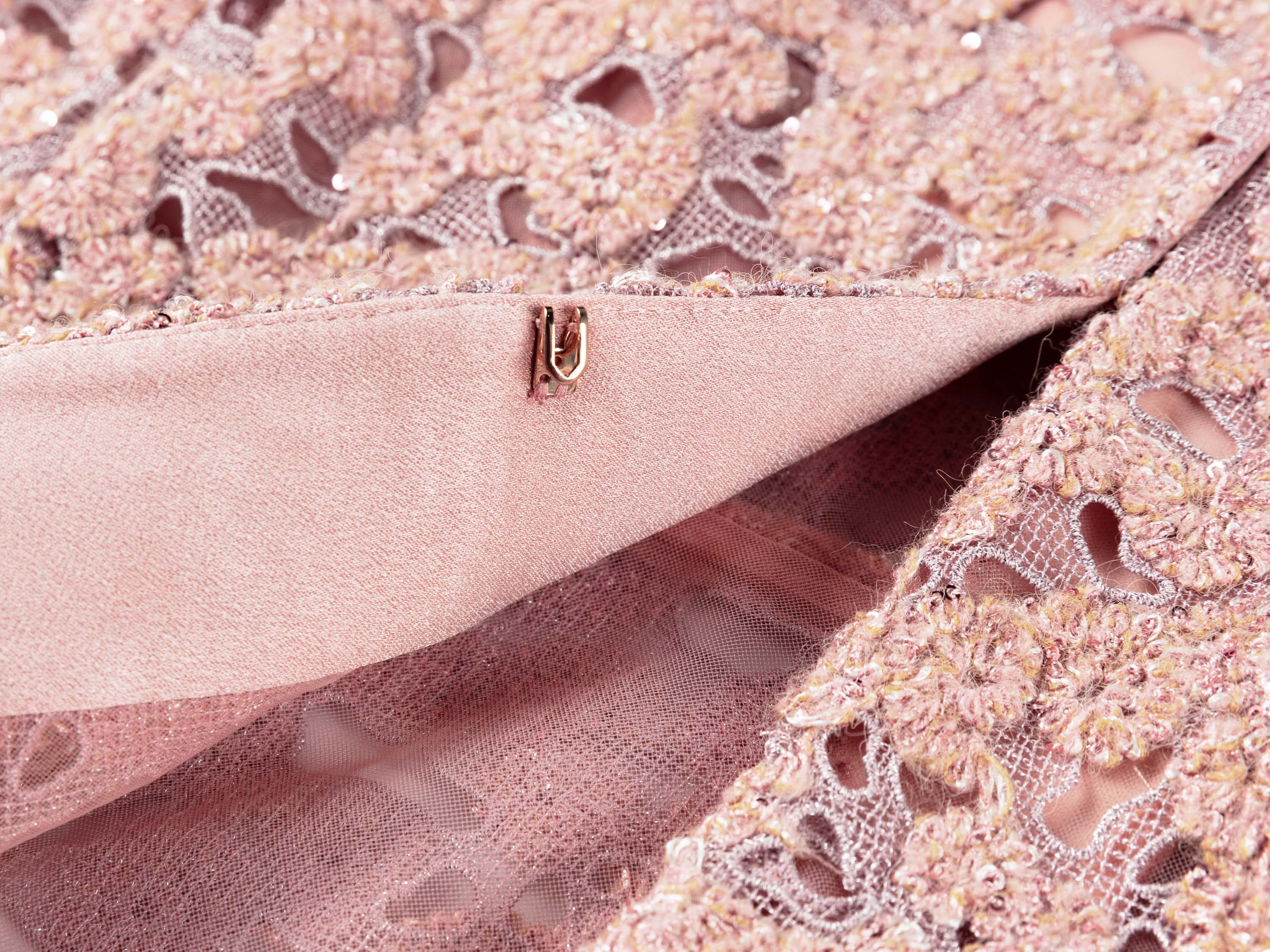 YAYING Peony Jacquard Textured Plush Jacket