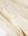 EP YAYING Quiet Luxury Cashmere Hooded Zip Fur-Collar Coat