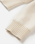 EP YAYING Cashmere Jacquard Hooded Zip Sweater