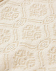 EP YAYING Cashmere Jacquard Hooded Zip Sweater