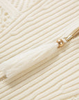 EP YAYING Alashan Cashmere Small-Lapel Pullover Knit Top