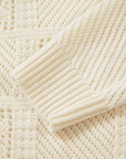 EP YAYING Alashan Cashmere Small-Lapel Pullover Knit Top