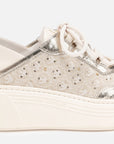 EP YAYING Song Brocade White Sneakers
