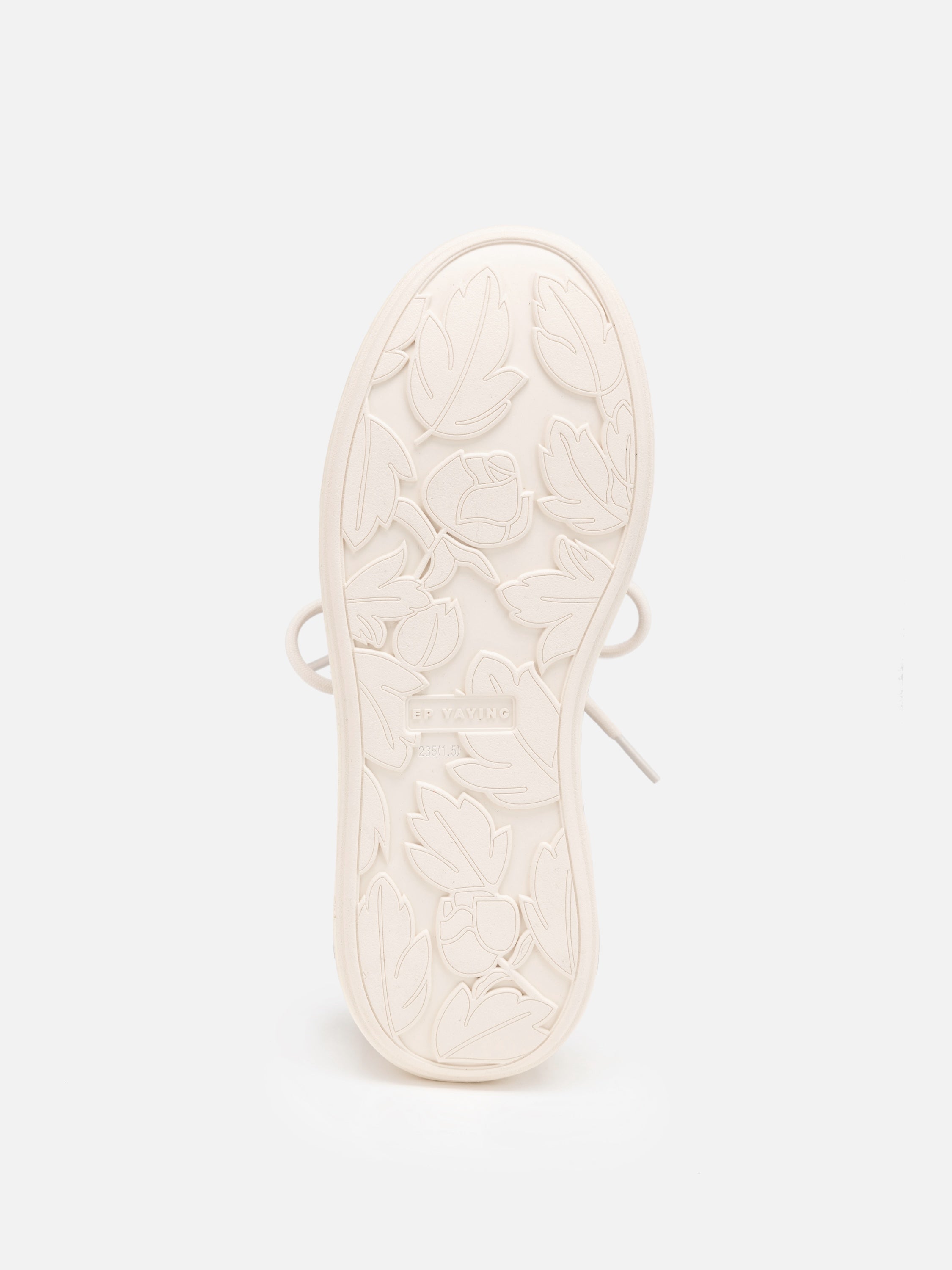 EP YAYING Song Brocade White Sneakers