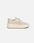 EP YAYING Thick-Sole Flyknit White Sneakers