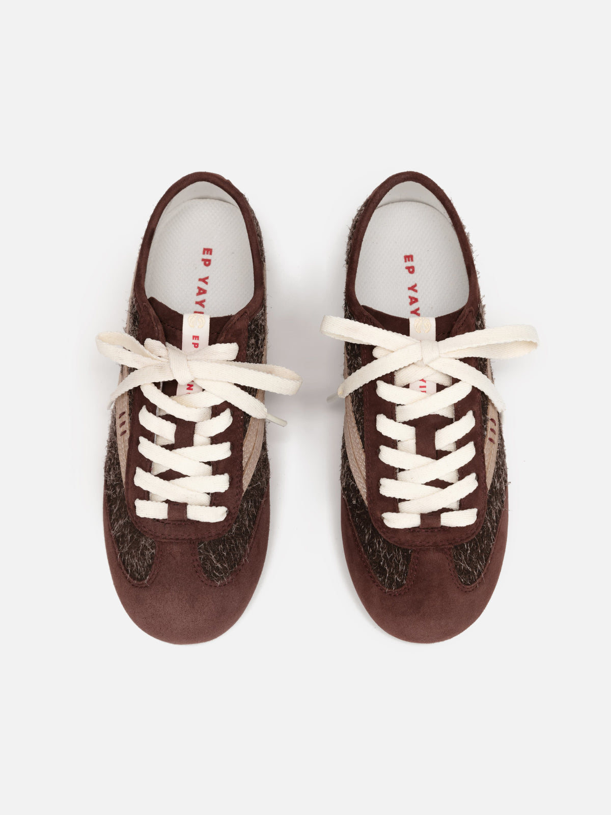EP YAYING Soft Leather Slip-On Casual Sneakers