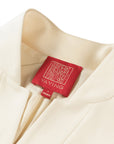 YAYING Silk Wool Raglan-Sleeve Fitted Coat