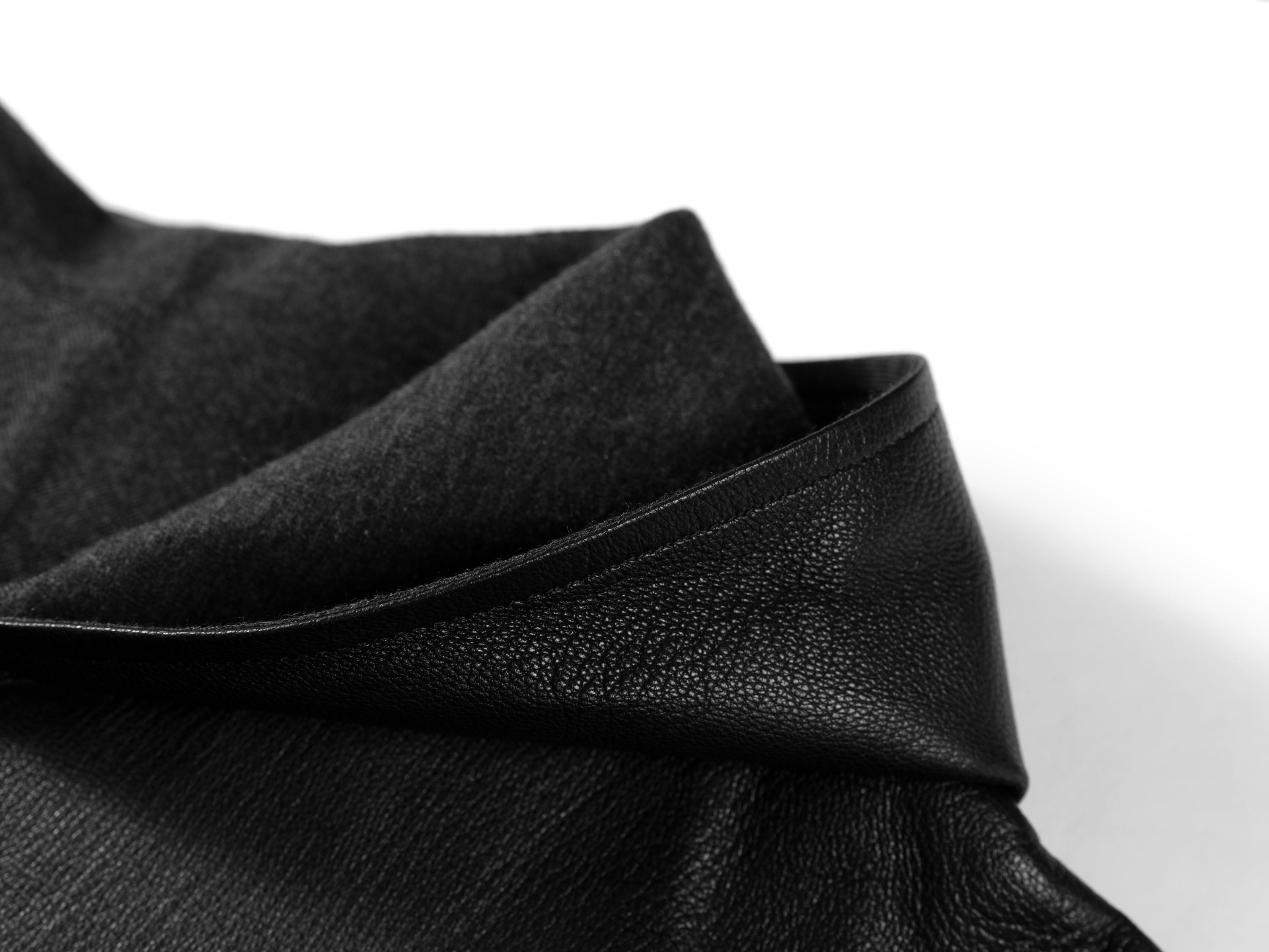 YAYING Ageless Short Hooded Leather Jacket