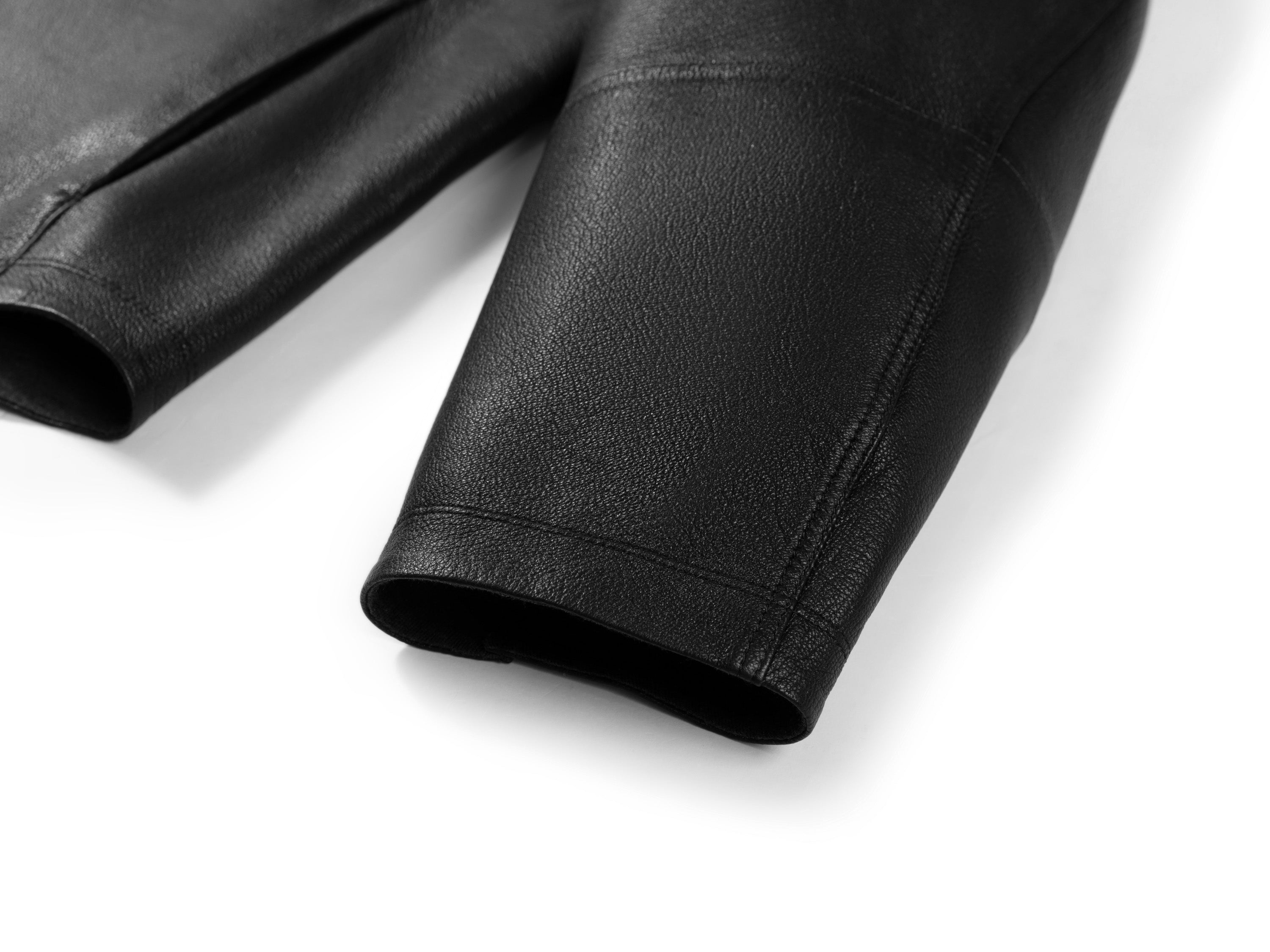 YAYING Ageless Short Hooded Leather Jacket