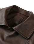 YAYING Ageless Aviator Leather Jacket
