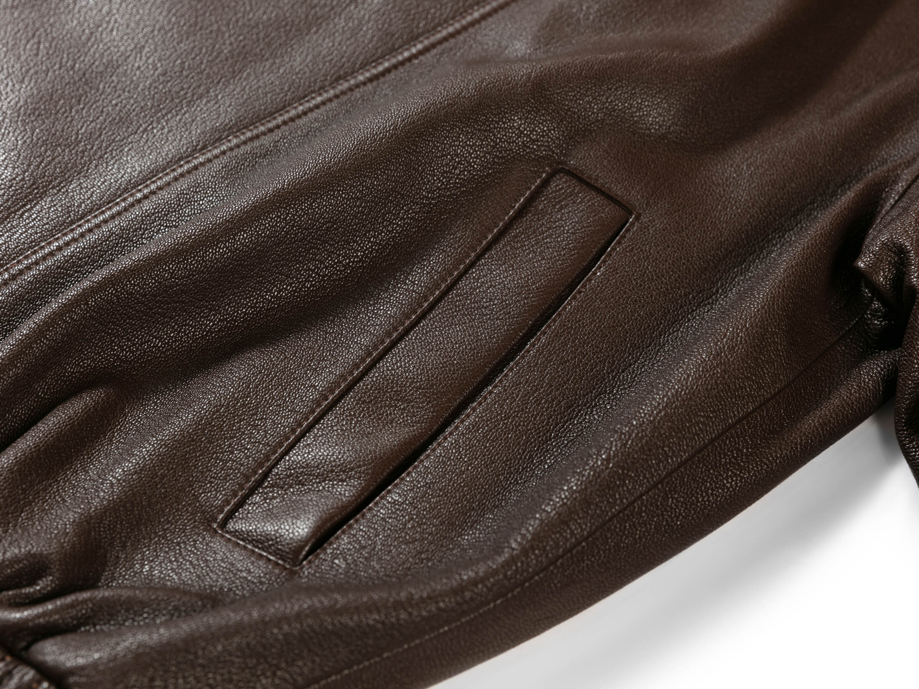 YAYING Ageless Aviator Leather Jacket