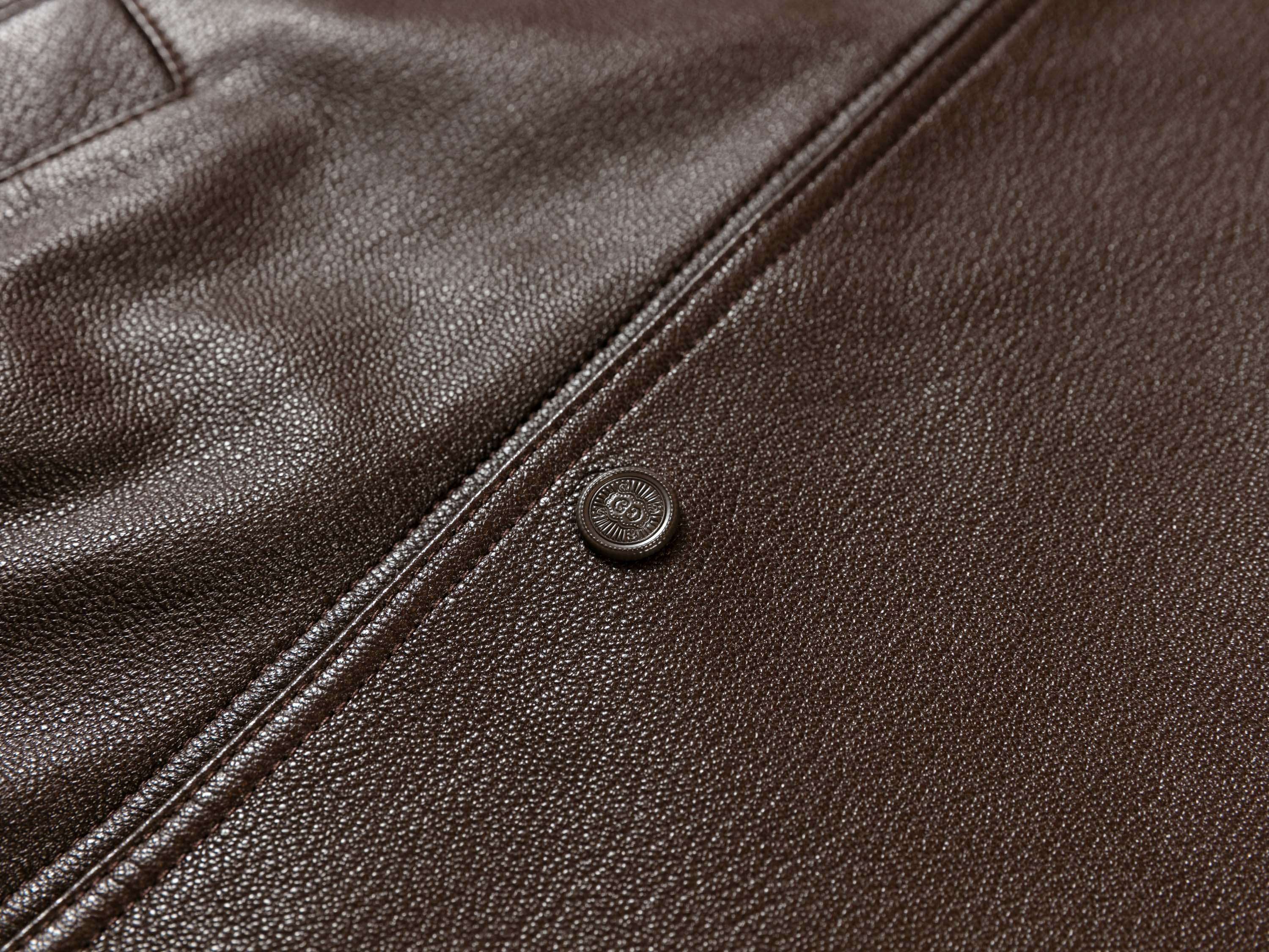 YAYING Ageless Aviator Leather Jacket