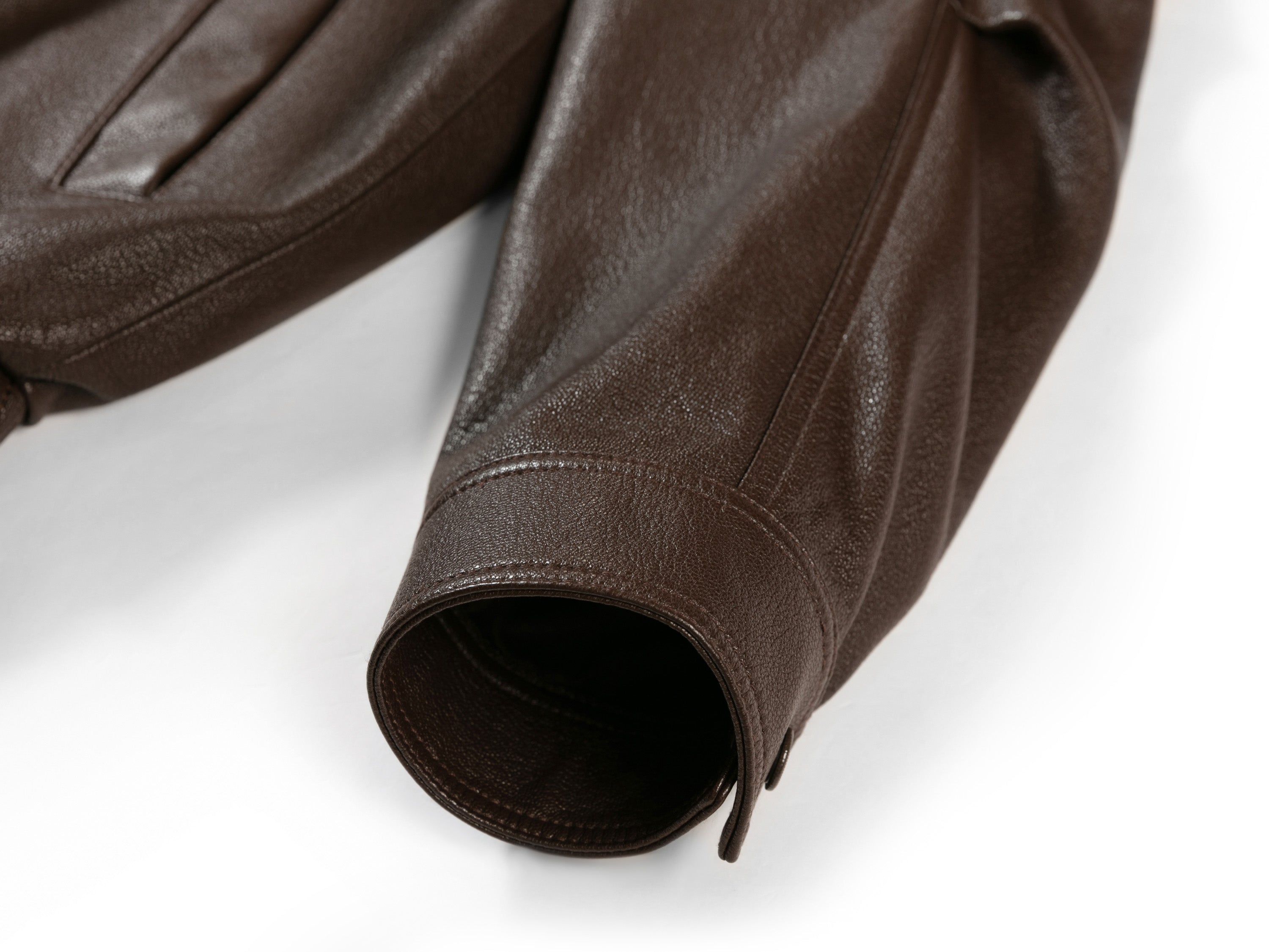 YAYING Ageless Aviator Leather Jacket