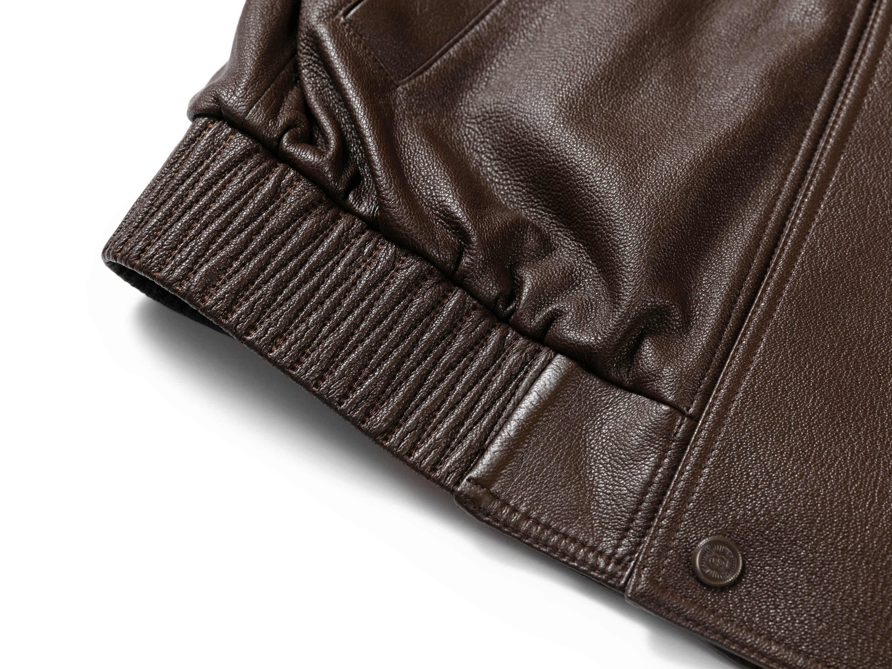 YAYING Ageless Aviator Leather Jacket