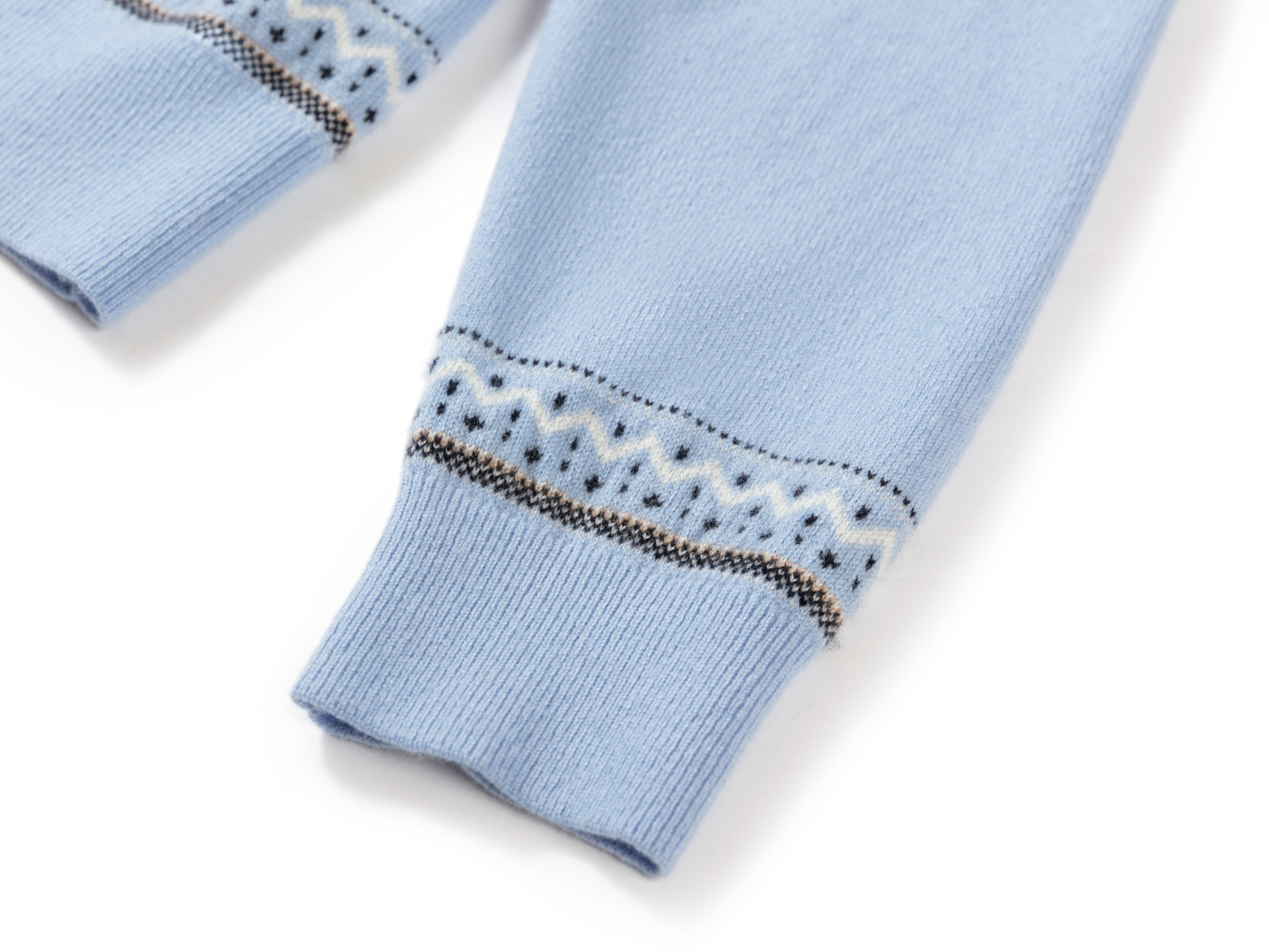 YAYING Ruyi Mountain Sea Jacquard Knit Cardigan
