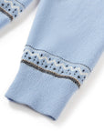 YAYING Ruyi Mountain Sea Jacquard Knit Cardigan