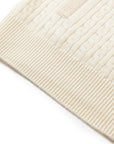 YAYING Old-Money Cable-Knit Zip Sweater Coat