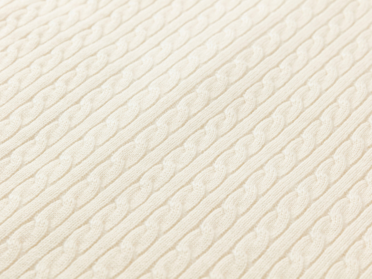 YAYING Old-Money Cable-Knit Zip Sweater Coat