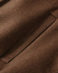 YAYING Silk-Wool-Cashmere Mandarin-Collar Short Tweed Jacket