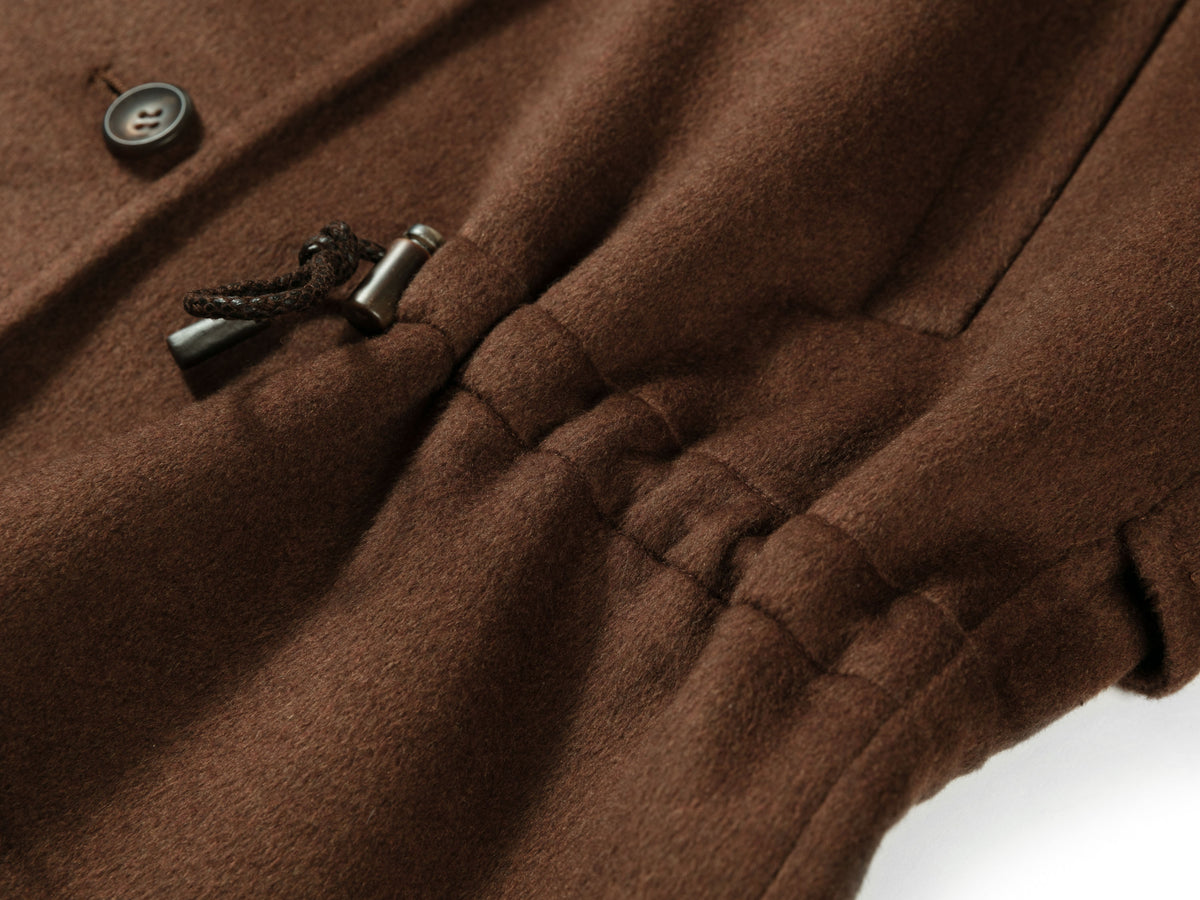 YAYING Silk-Wool-Cashmere Mandarin-Collar Short Tweed Jacket
