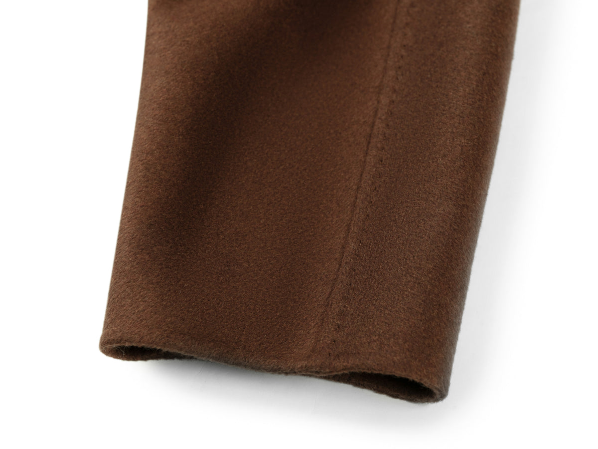 YAYING Silk-Wool-Cashmere Mandarin-Collar Short Tweed Jacket