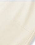 YAYING Silk Wool Curved Wide-Leg Trousers