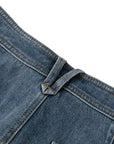 YAYING High-Waist Subtle-Flare Jeans