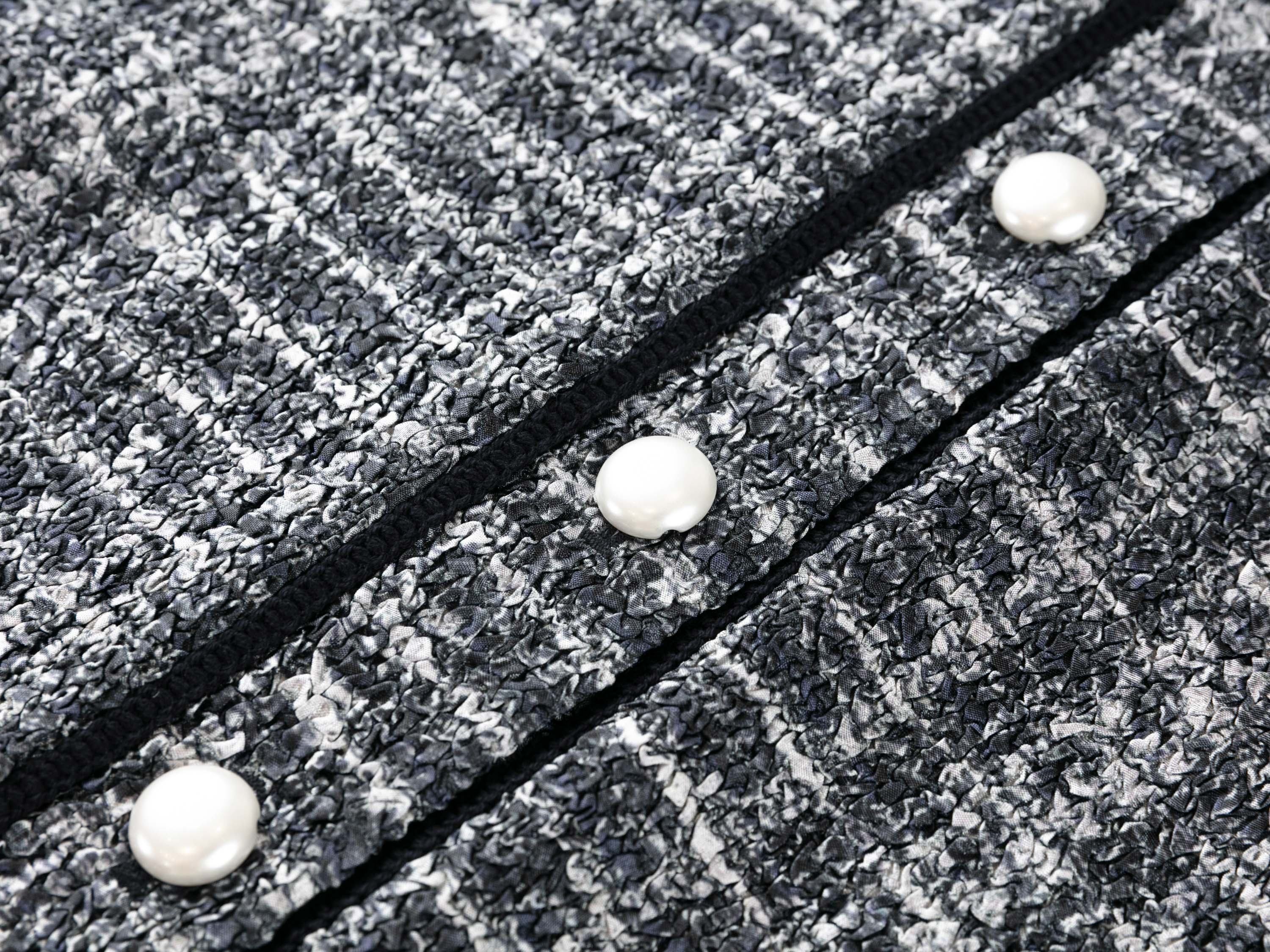 YAYING Embroidered Box-Cut Short Jacket