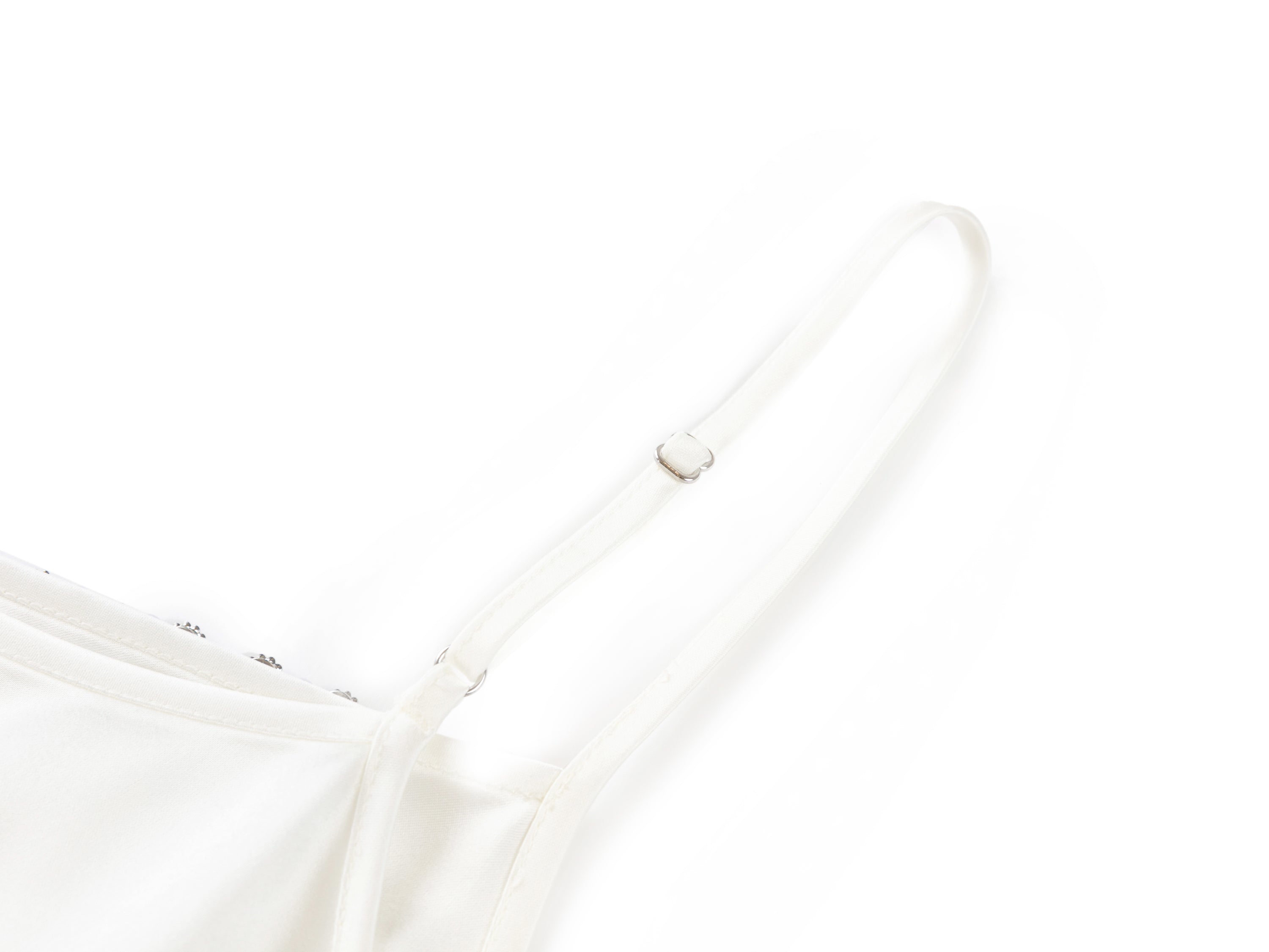YAYING Triacetate Pearl-Trim Camisole Top