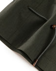 YAYING Funnel-Neck Short Wool Trench Coat