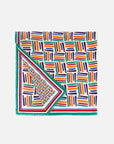 EP YAYING Large Silk-Wool Blend Scarf with Print EAKAGW202AG