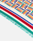 EP YAYING Large Silk-Wool Blend Scarf with Print EAKAGW202AG