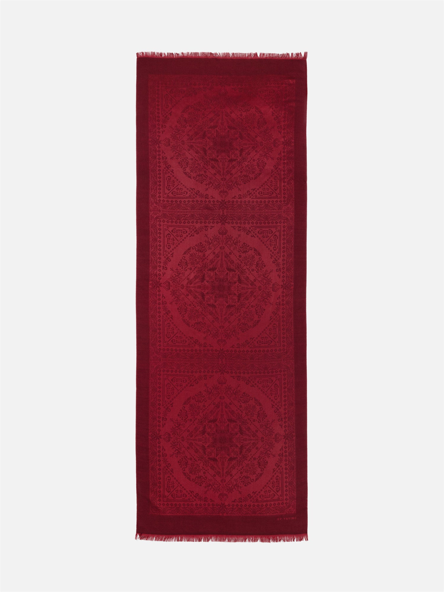 EP YAYING Printed Silk-Cashmere Long Scarf EAKAGW402AL