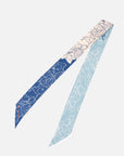 EP YAYING Silk Scarf with Oriental-Inspired Print EAKASZP02AB