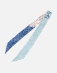 EP YAYING Silk Scarf with Oriental-Inspired Print EAKASZP02AB