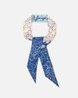 EP YAYING Silk Scarf with Oriental-Inspired Print EAKASZP02AB
