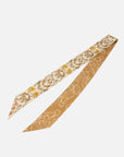 EP YAYING Silk Scarf with Oriental-Inspired Print EAKASZP02BG