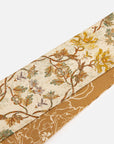EP YAYING Silk Scarf with Oriental-Inspired Print EAKASZP02BG