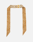 EP YAYING Silk Scarf with Oriental-Inspired Print EAKASZP02BG
