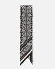 EP YAYING Silk Scarf with Oriental-Inspired Print EAKASZP01CH
