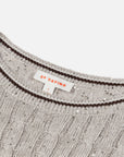 EP YAYING Relaxed Linen Blend Textured Short Sleeve Knitted Shirt