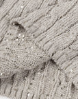 EP YAYING Relaxed Linen Blend Textured Short Sleeve Knitted Shirt