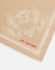 EP YAYING Silk-Wool-Cashmere Chinese Peony Print Scarf